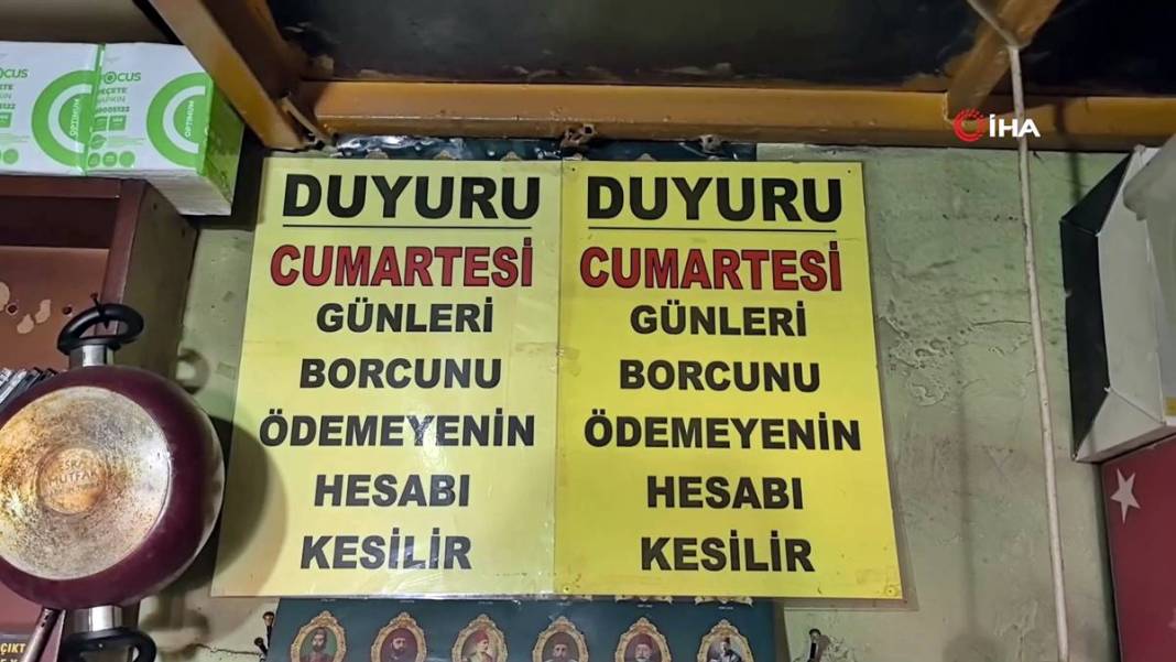 Veresiye isteyenlerden bıktı: Her yere bu yazıyı astı! Aylardır borçlarının peşinde 14